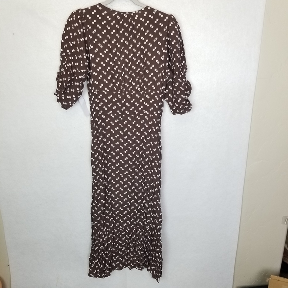 NWT $198 Flynn Skye Elsie Midi Dress Polka Dot - Picture 11 of 13